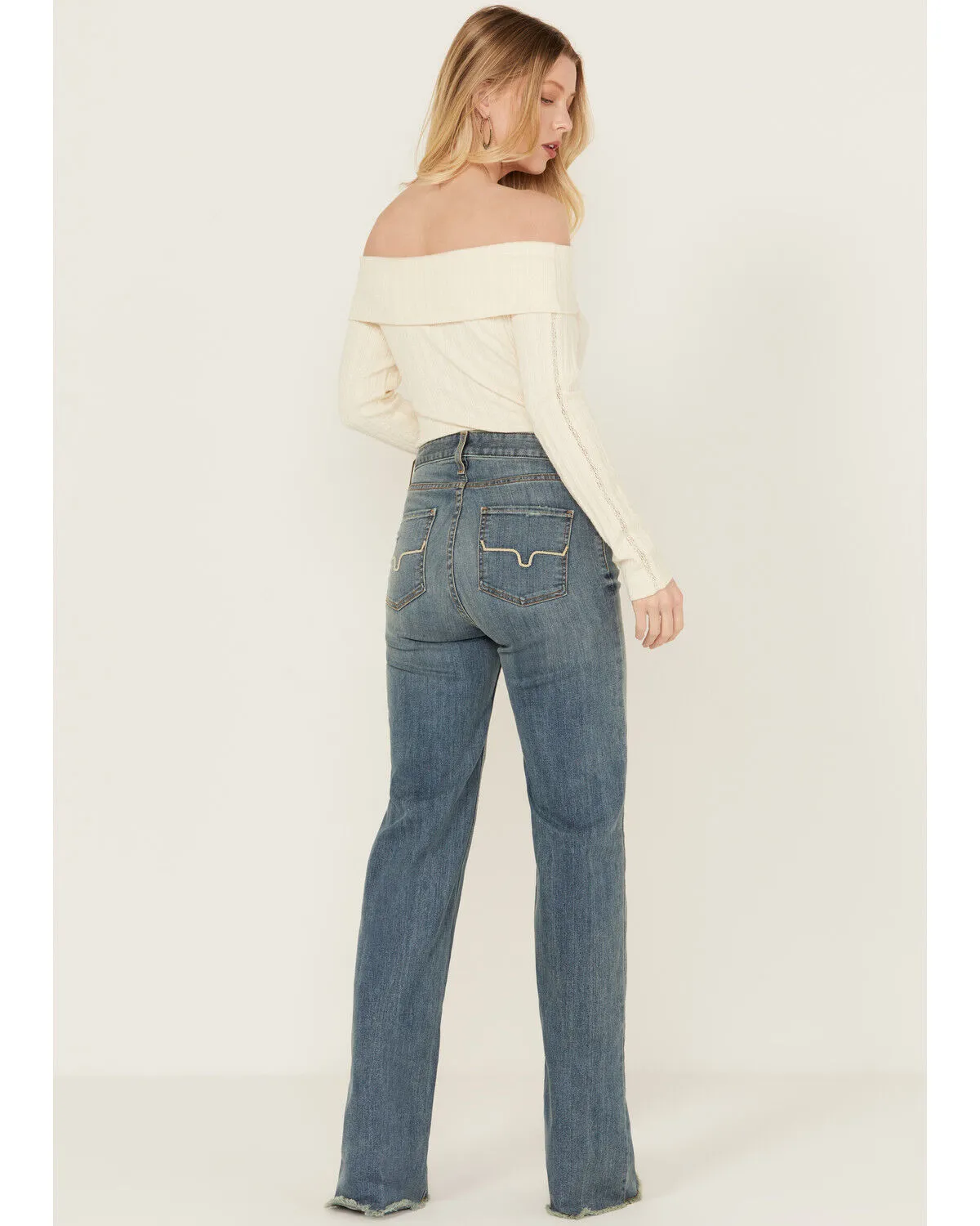 Product Name:  Kimes Ranch Women's Olivia Medium Wash High Rise Wide Leg Jeans