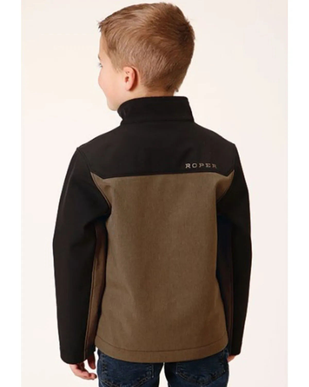 Product Name:  Roper Boys' Pieced Softshell Jacket