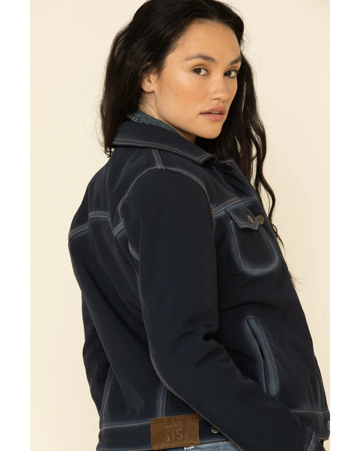 Product Name:  STS Ranchwear Women's Navy Brumby Softshell Jacket