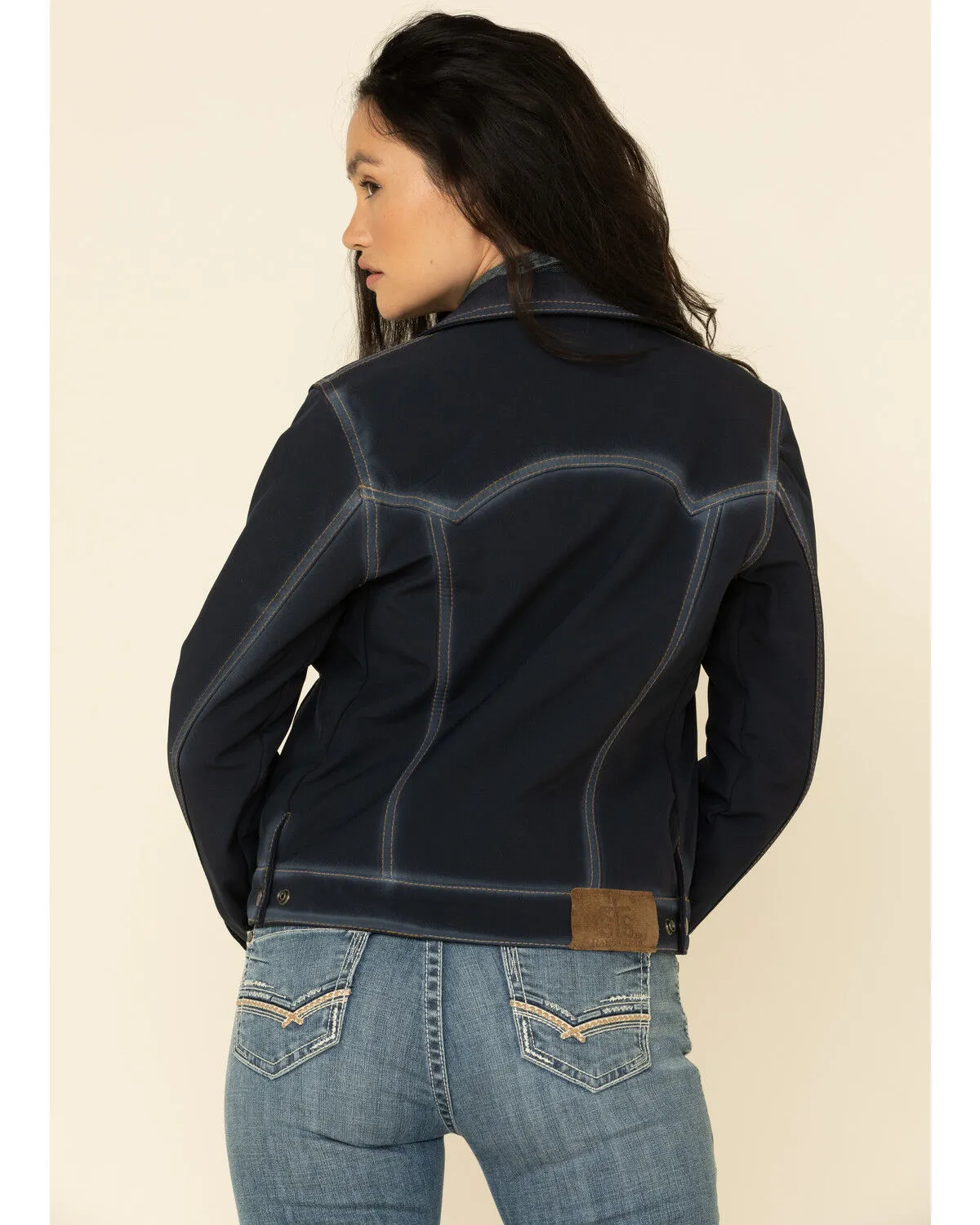 Product Name:  STS Ranchwear Women's Navy Brumby Softshell Jacket