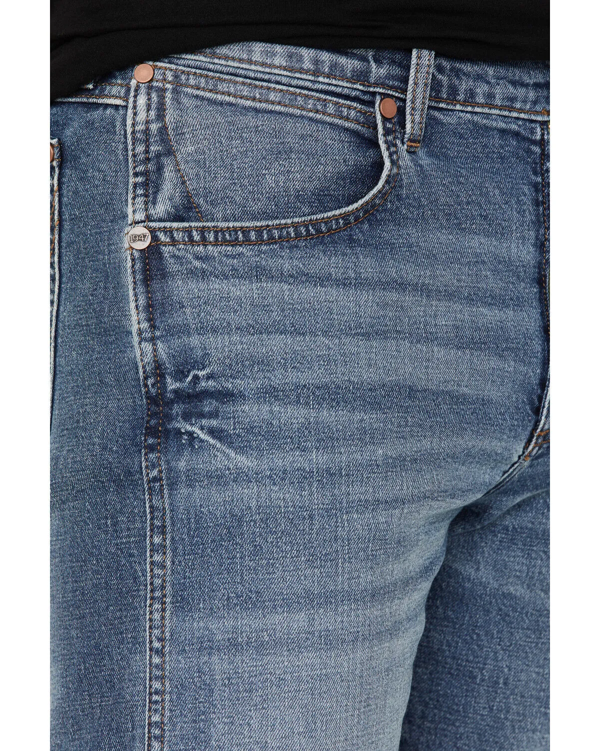 Product Name:  Wrangler Retro Men's 88MWZ Normande Medium Wash Slim Straight Stretch Denim Jeans - Long