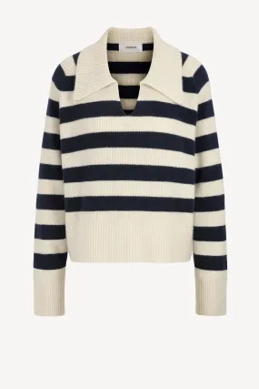 Pullover Colette in Ivory/Navy