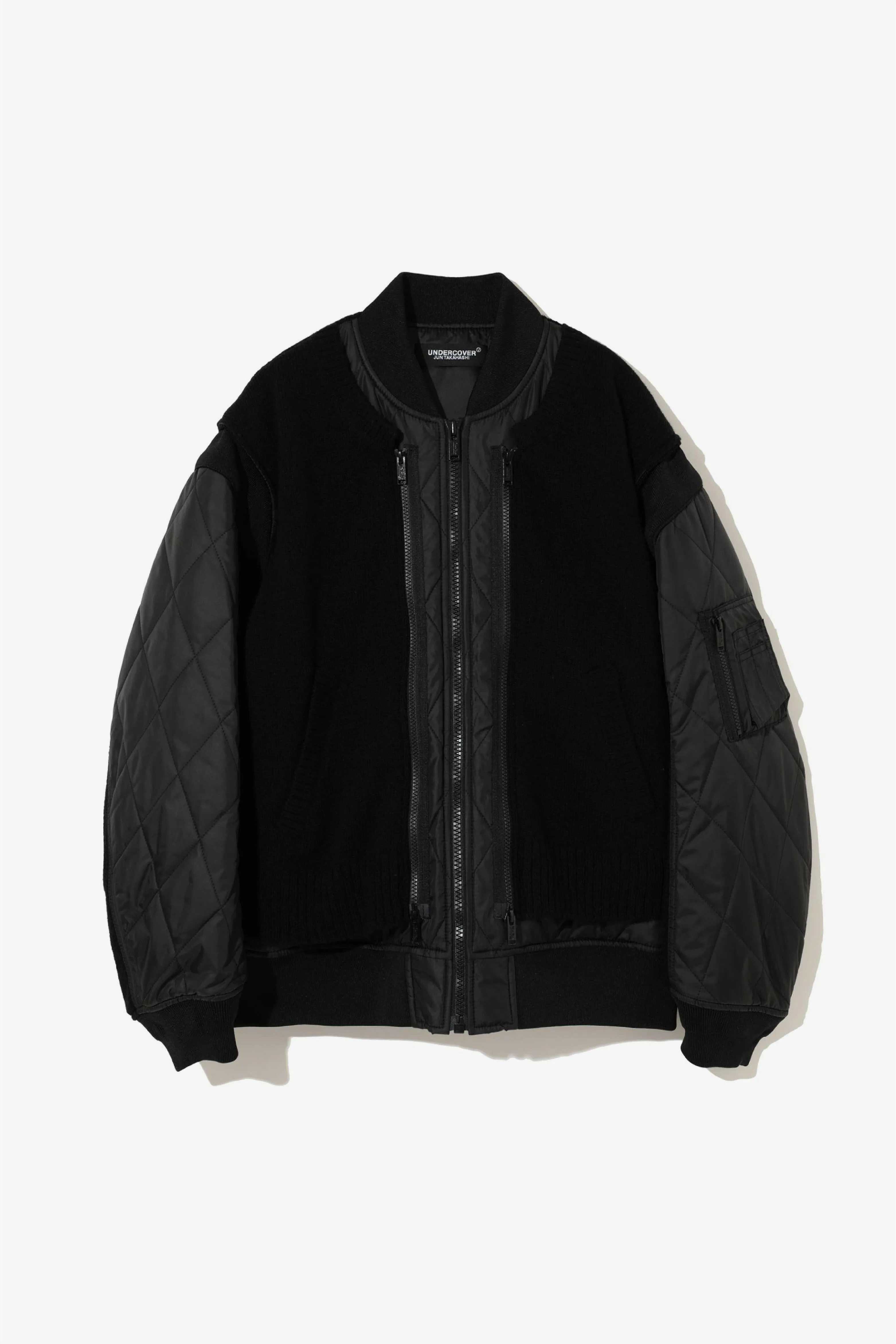 Quilted Bomber Jacket