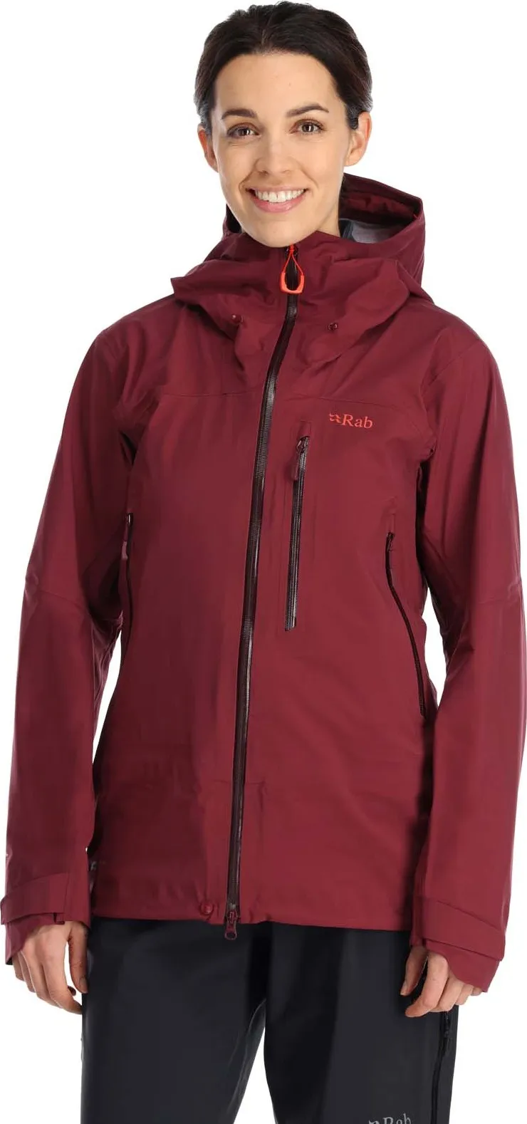 Rab Women's Firewall Waterproof Jacket Deep Heather | Buy Rab Women's Firewall Waterproof Jacket Deep Heather here | O