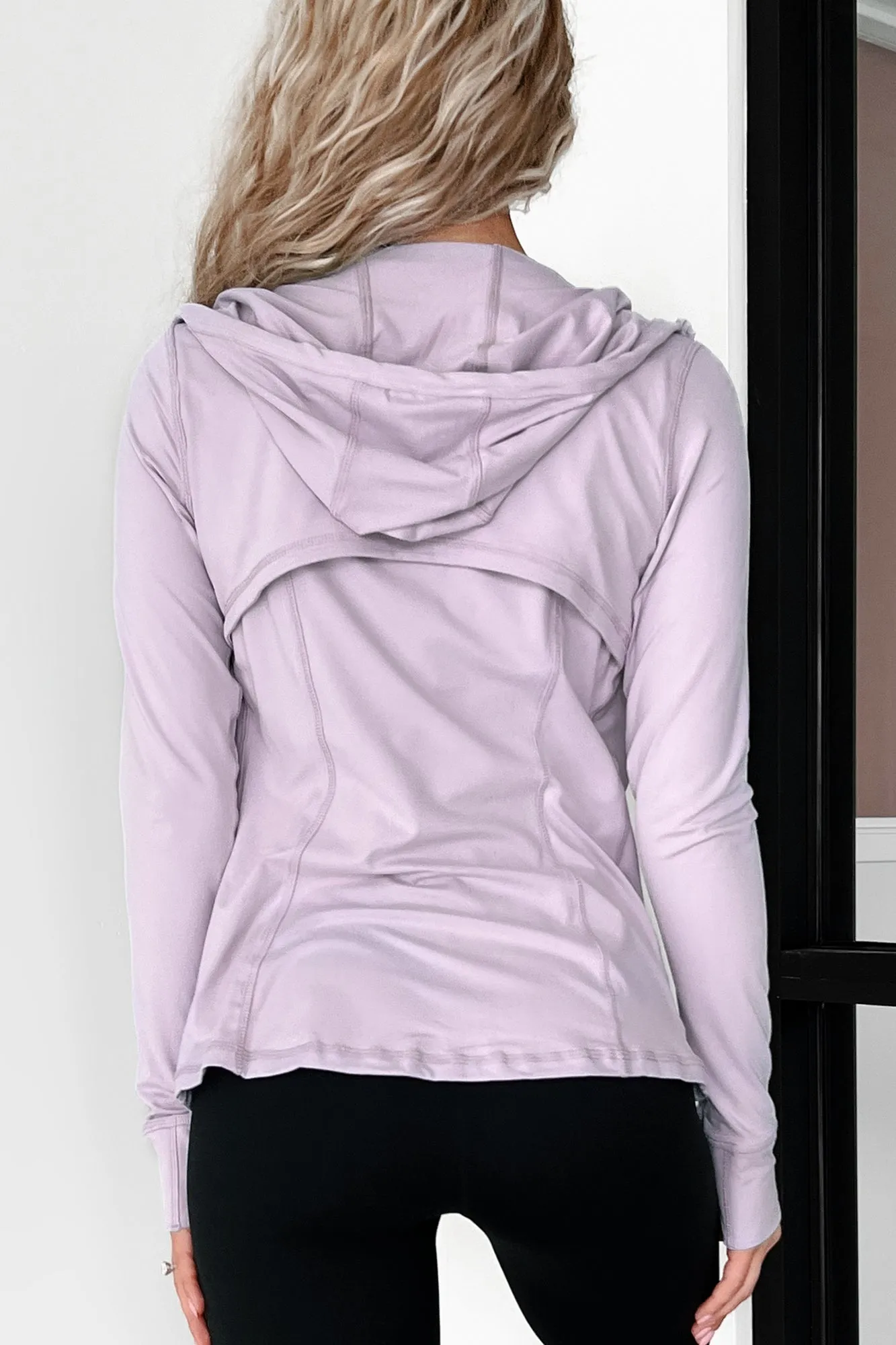 Ready, Set, Move Hooded Athletic Jacket (Lavender)