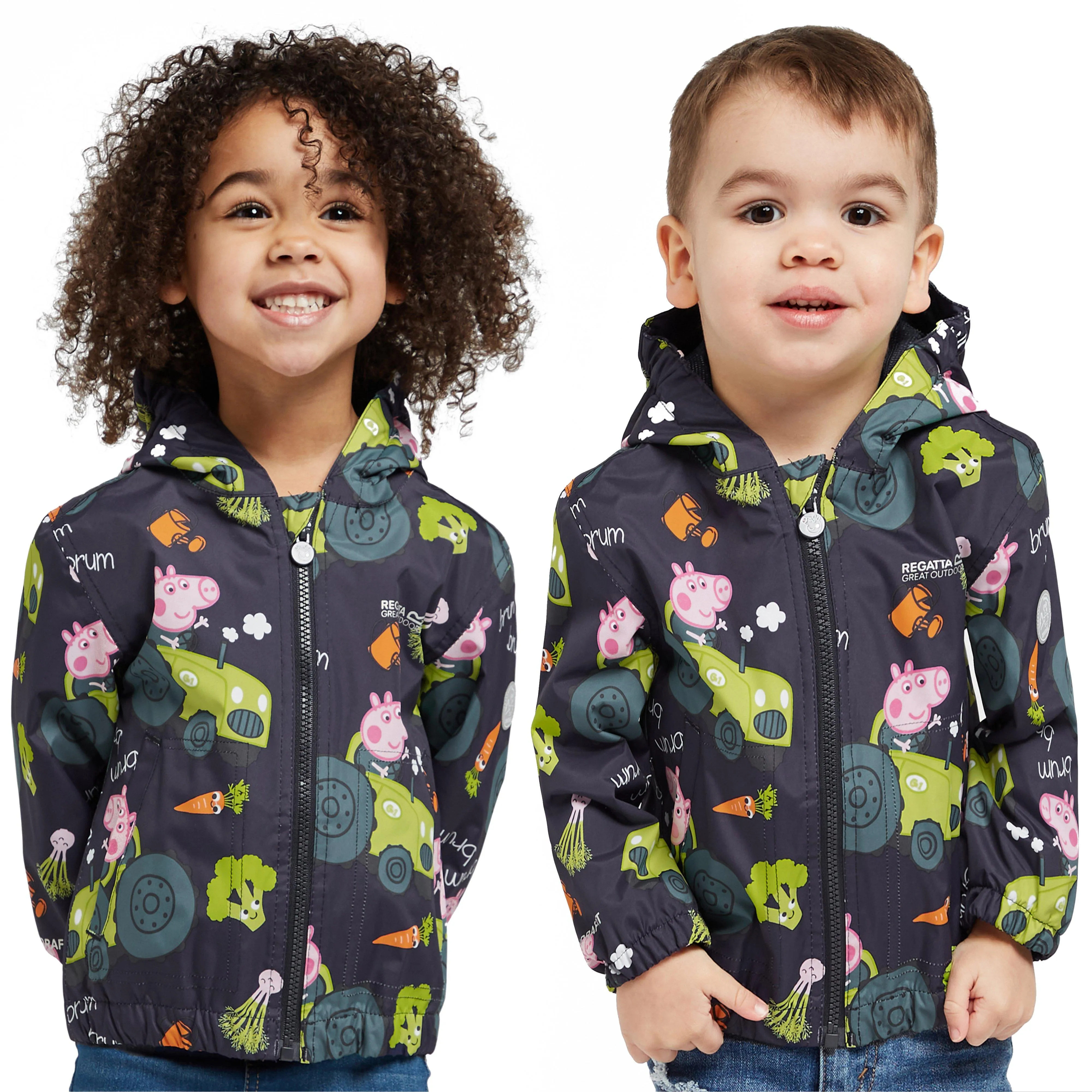 Regatta Kids' Peppa Pig Muddy Puddle Waterproof Jacket | Millets