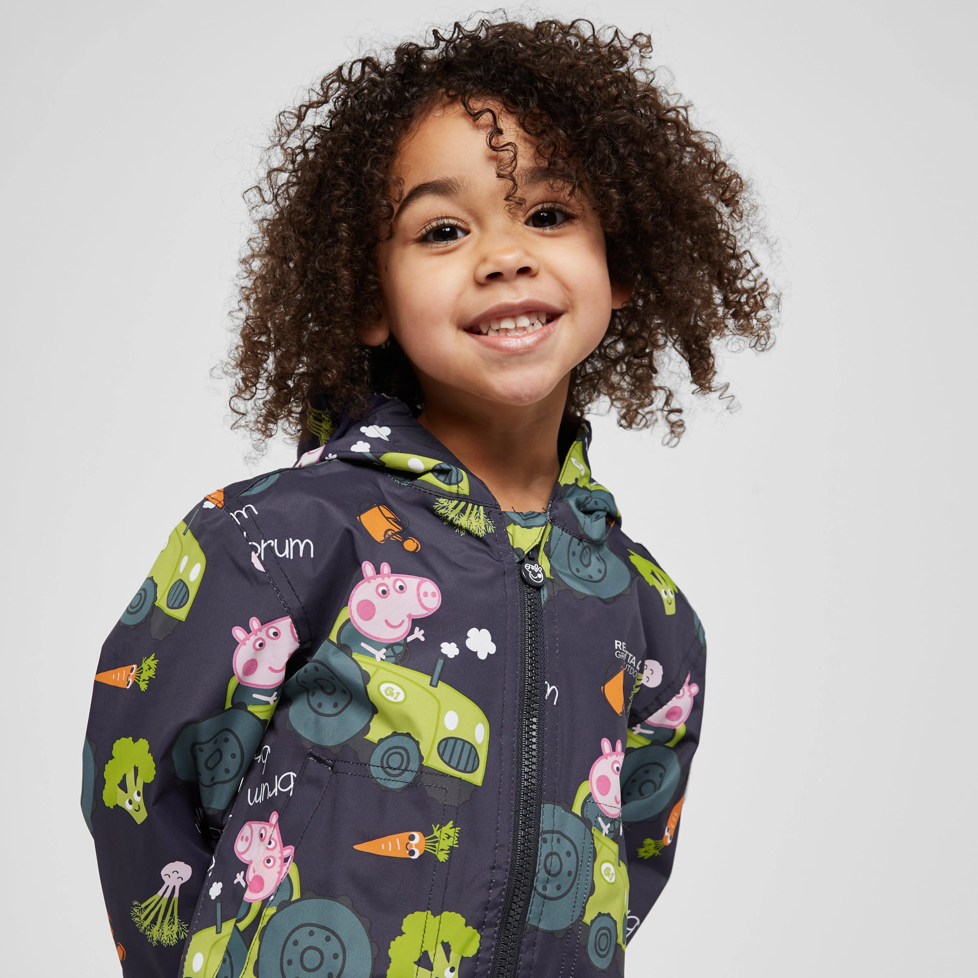 Regatta Kids' Peppa Pig Muddy Puddle Waterproof Jacket | Millets