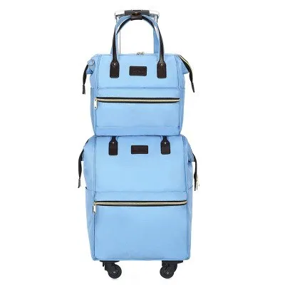 Rolling Cabin Luggage Set,Travel Suitcase Bag,Oxford Cloth Trolley Case,Nniversal Wheel Carry-On,