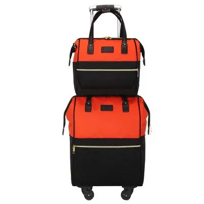 Rolling Cabin Luggage Set,Travel Suitcase Bag,Oxford Cloth Trolley Case,Nniversal Wheel Carry-On,