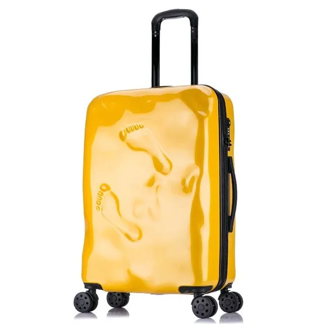 Rolling Spinner Luggage Travel Suitcase Women Trolley Case With Wheels 20Inch Boarding Carry On