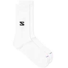 Salomon 365 CREW SOCKWhite & Black