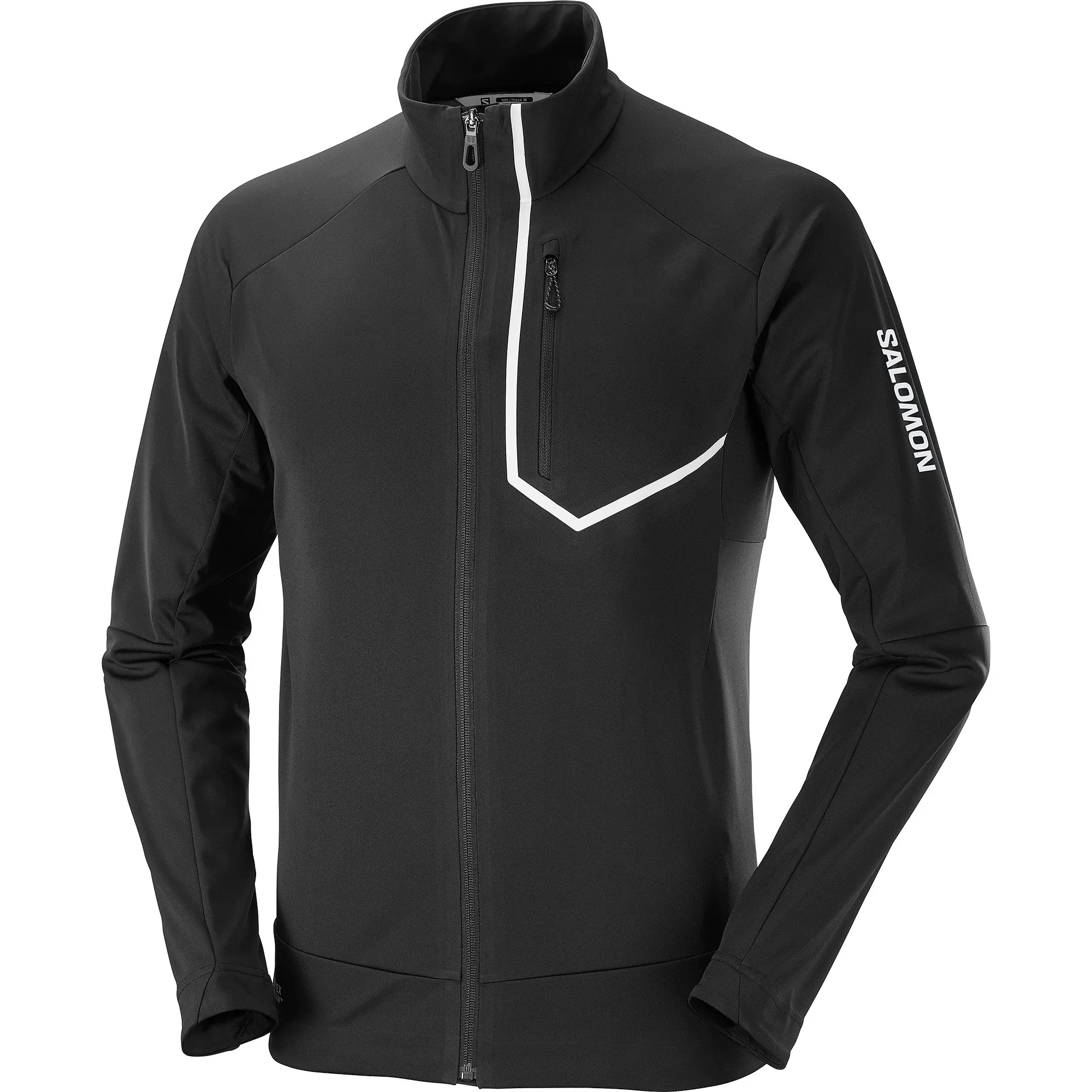 Salomon Men's GORE-TEX Infinium Windstopper Pro Jacket Deep Black | Buy Salomon Men's GORE-TEX Infinium Windstopper Pr