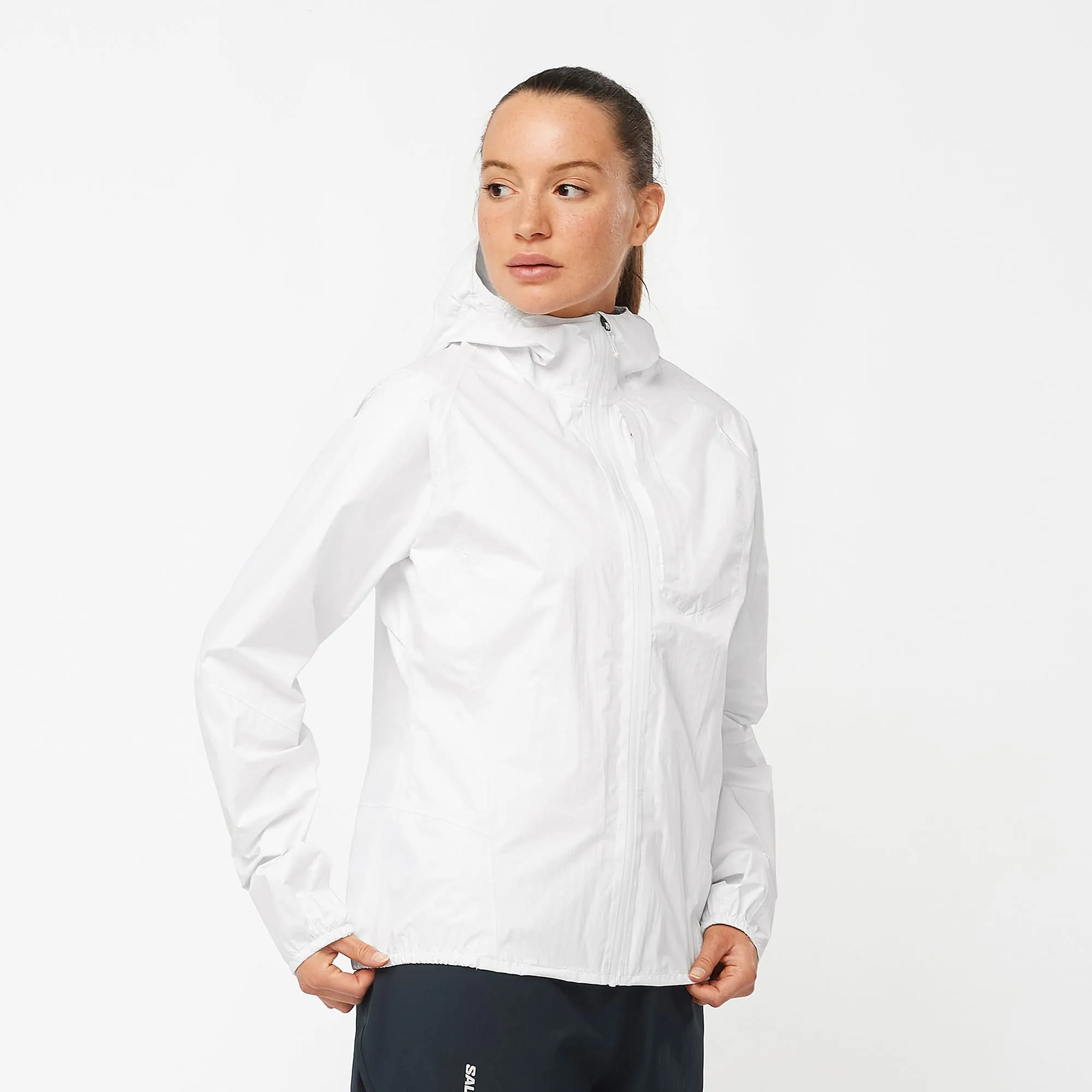 Salomon Women's Bonatti Waterproof Jacket White | Buy Salomon Women's Bonatti Waterproof Jacket White here | Outnorth