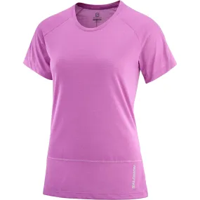 Salomon Women's Cross Run SS Tee Sparkling Grape/Heather | Buy Salomon Women's Cross Run SS Tee Sparkling Grape/Heathe