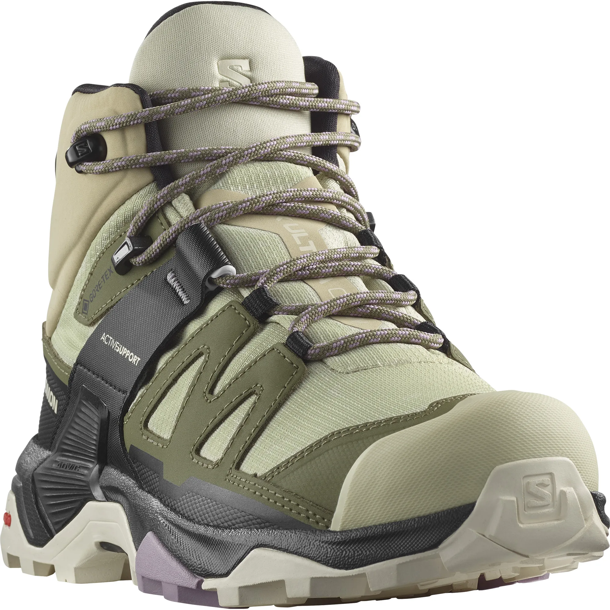 Salomon Women's X Ultra 4 Mid GORE-TEX Alfalfa/Deep Lichen Green/Almond Milk | Buy Salomon Women's X Ultra 4 Mid GORE-