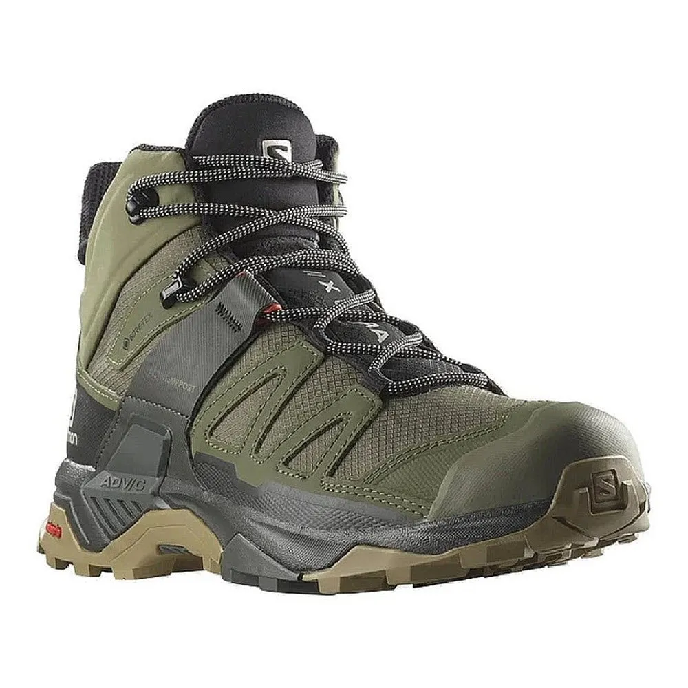 SALOMON X ULTRA 4 MID GTX LICHEN GREEN/PEAT/KELP - MENS