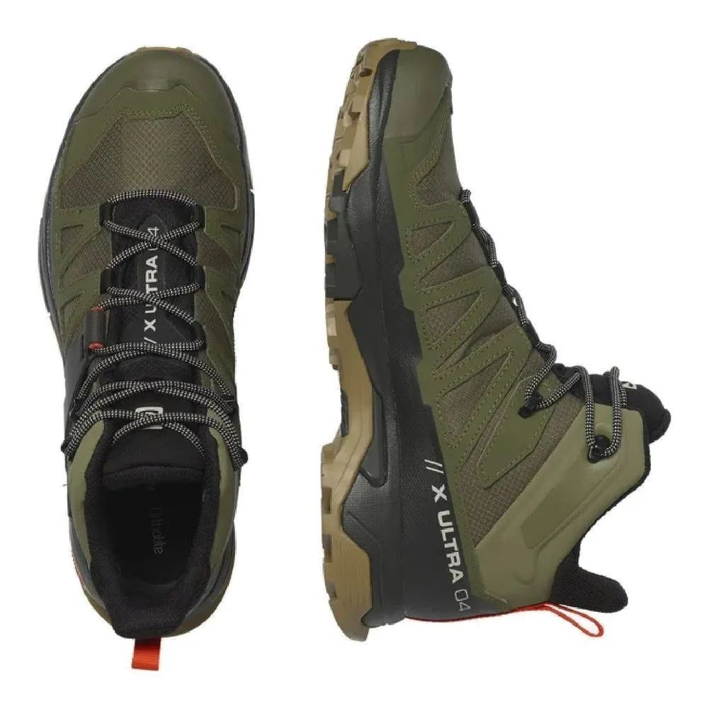 SALOMON X ULTRA 4 MID GTX LICHEN GREEN/PEAT/KELP - MENS