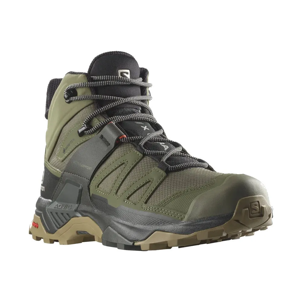 SALOMON X ULTRA 4 MID GTX LICHEN GREEN/PEAT/KELP - MENS