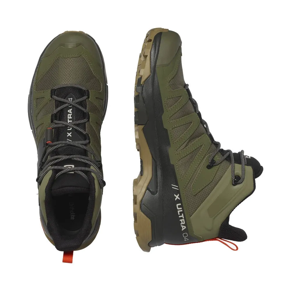 SALOMON X ULTRA 4 MID GTX LICHEN GREEN/PEAT/KELP - MENS