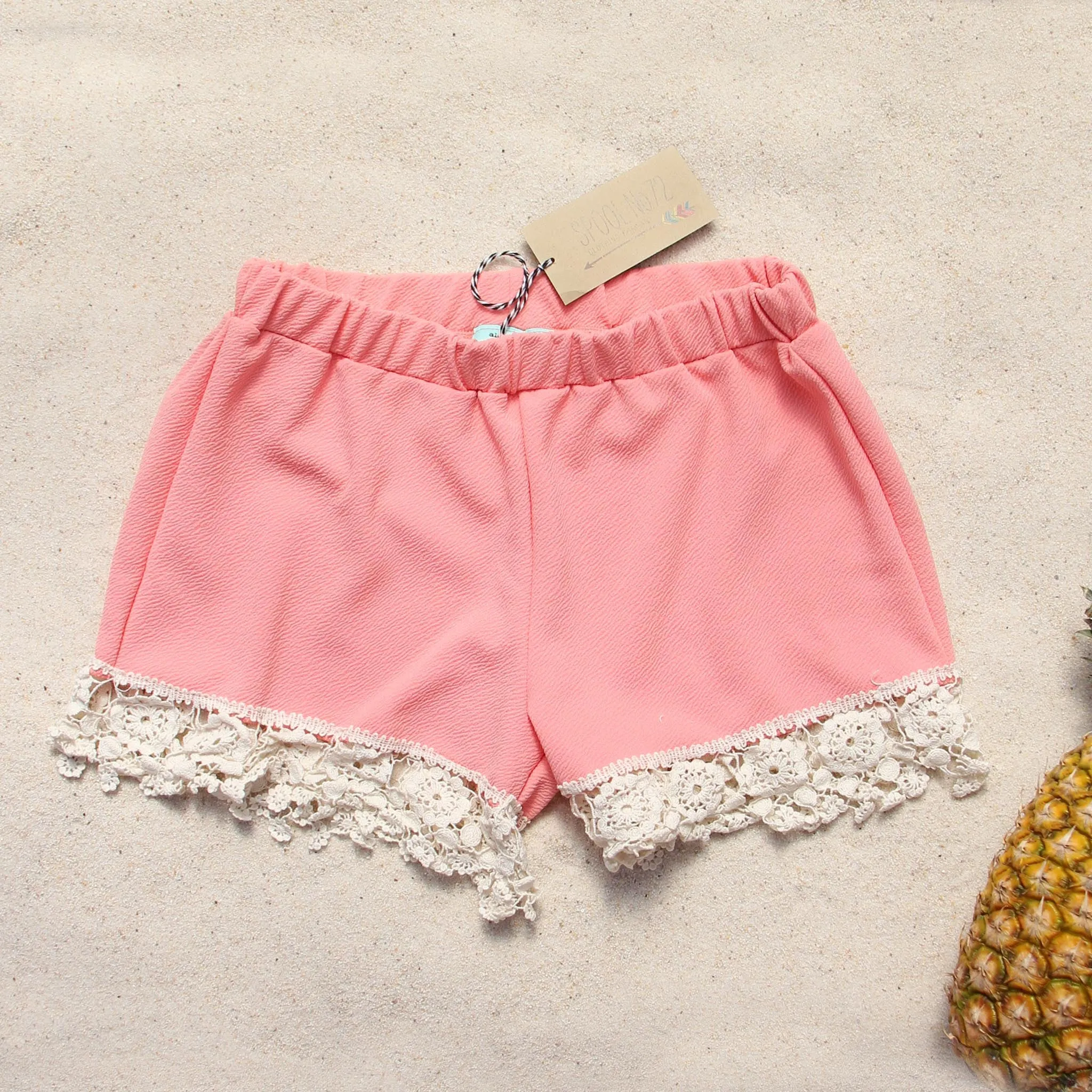 Sand & Lace Shorts