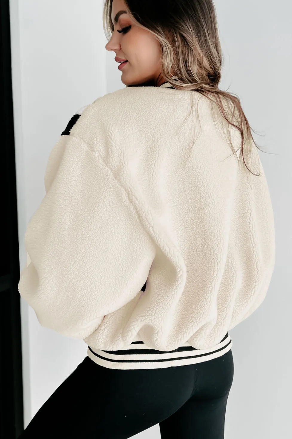 Second Chances Sherpa Jacket (Ivory)