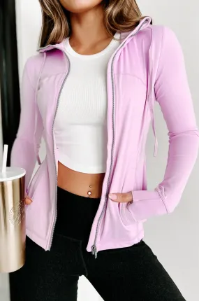 Seeing Results Hooded Active Jacket (Lilac)