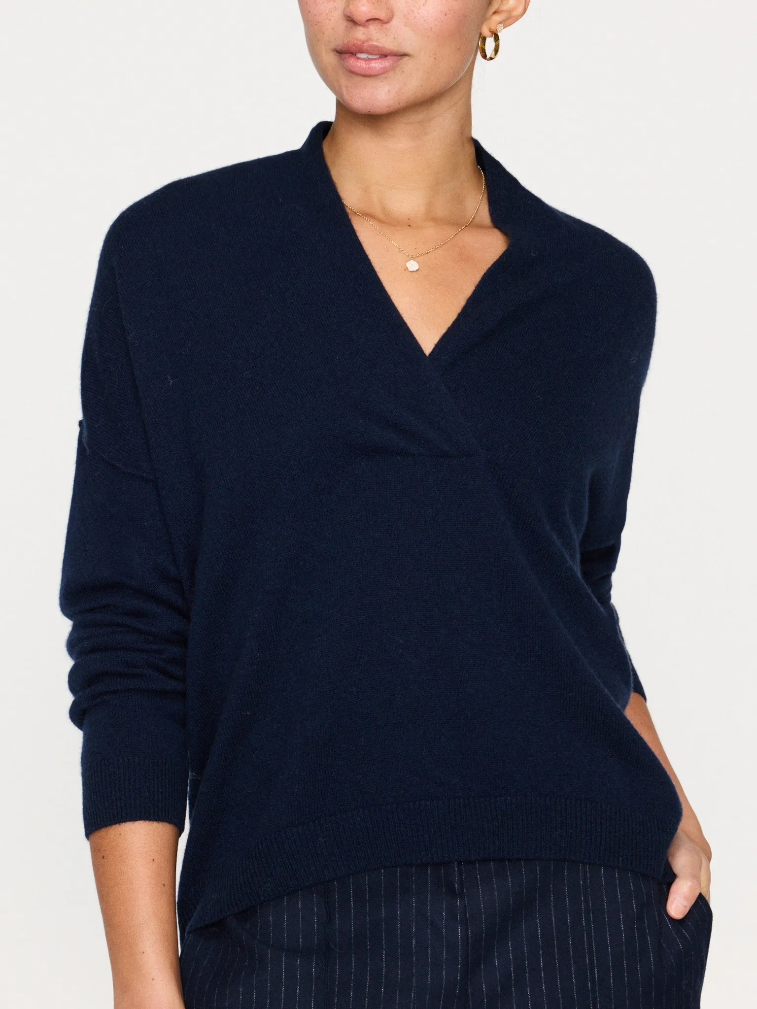 Siena Wrap Neck Pullover