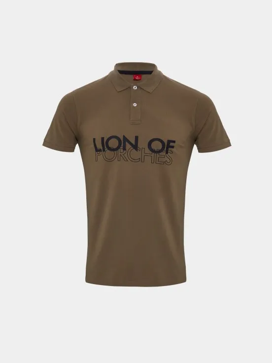 Slim fit pique polo shirt