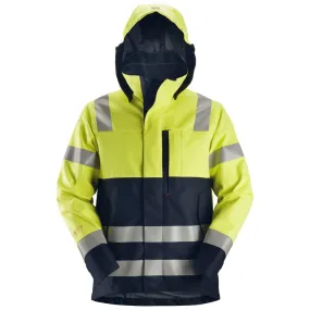 Snickers 1360 ProtecWork, Waterproof Flame Retardant Hi-Vis Jacket, Class 2