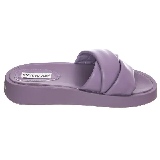 Steve Madden Womens Hollace Lavender Sandals