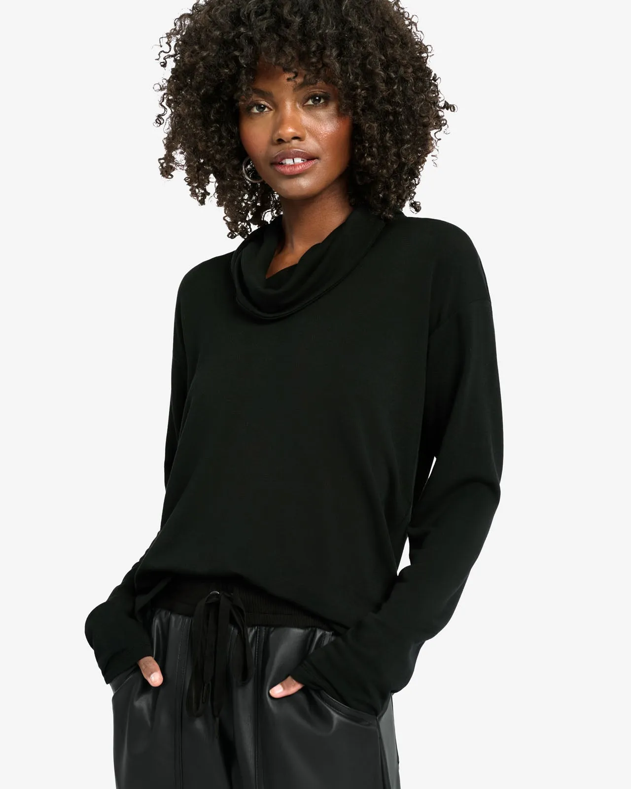 Supersoft Cloudberry Cowl Neck Pullover