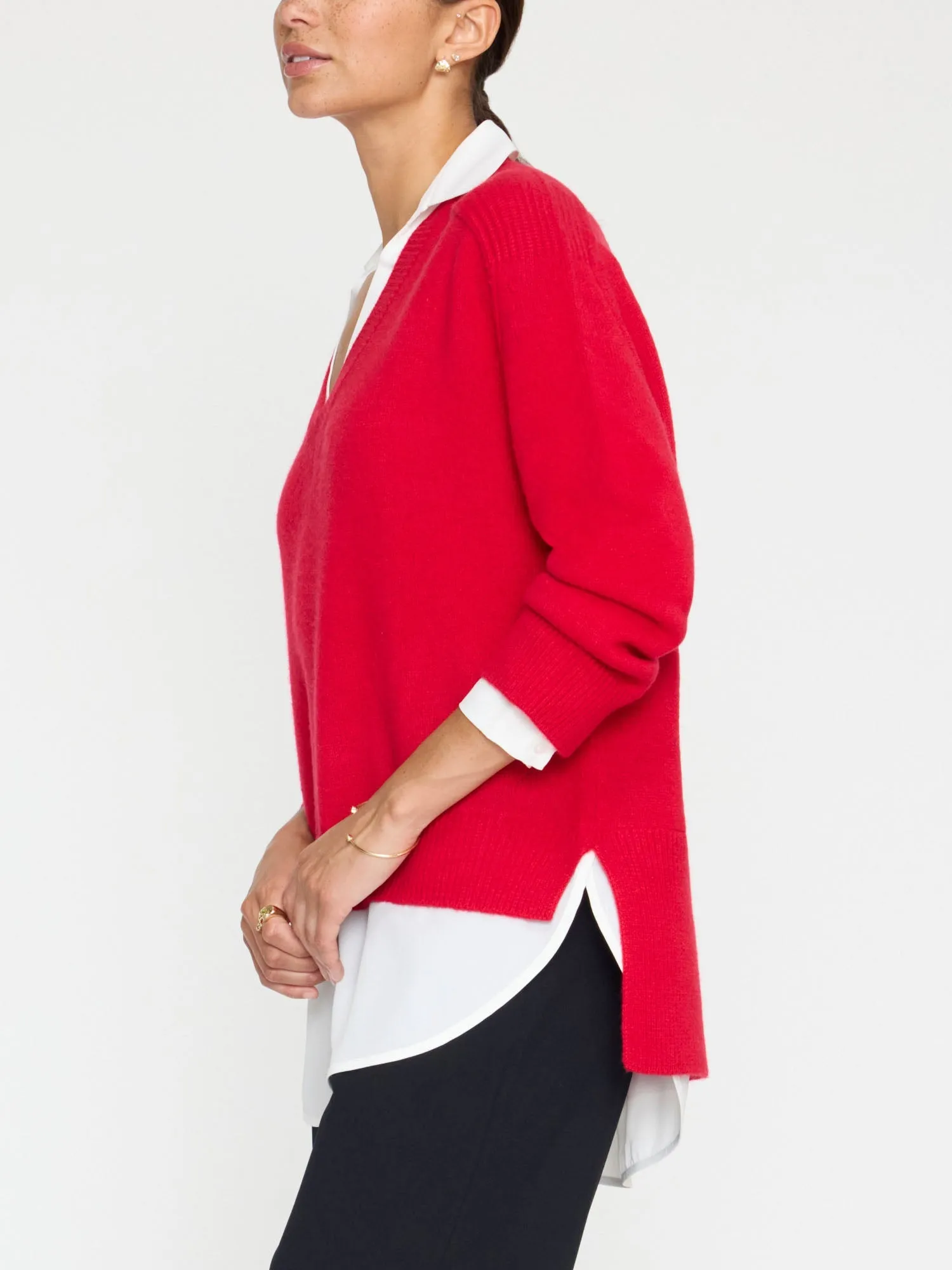 The Looker Layered V-Neck Pullover