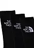 The North Face Pack of 3 Crew Sports Socks