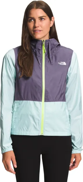 The North Face W Cyclone Jacket 3 Lunar Slate Skylight Blue Led Yellow