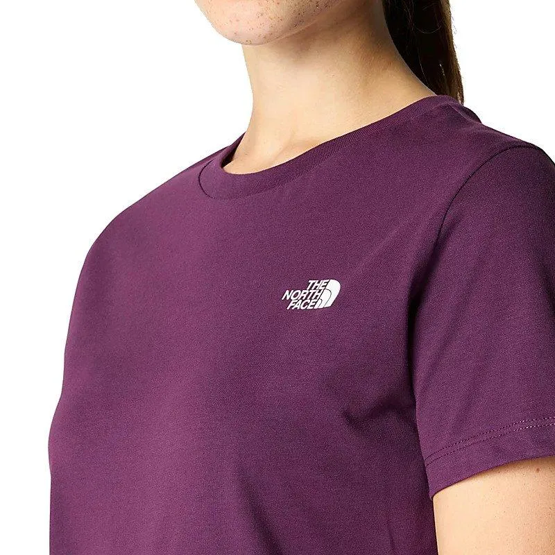 The North Face Women's Simple Dome Short-Sleeve T-Shirt - Purple | George Fisher