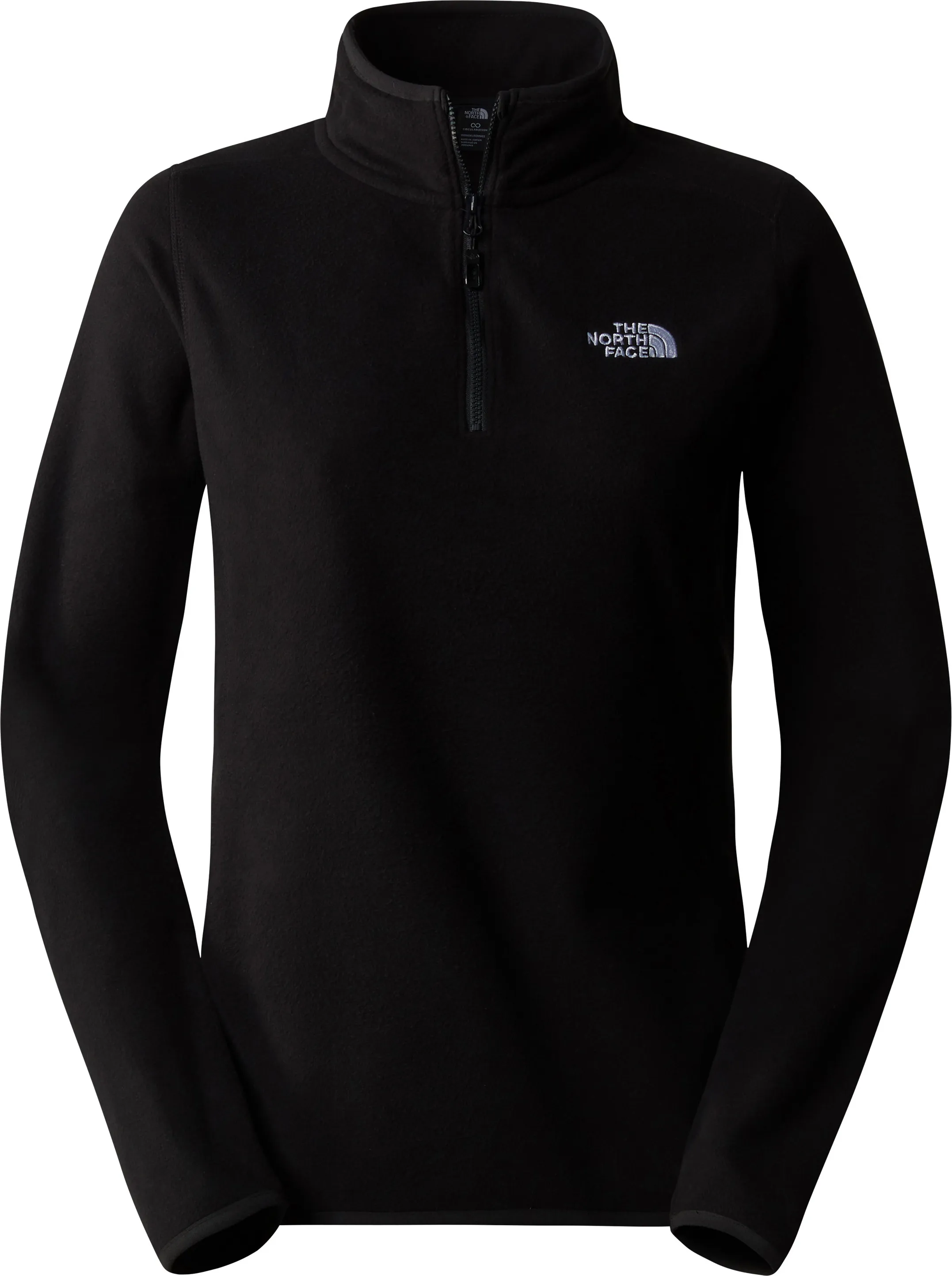 The North Face Women's 100 Glacier 1/4 Zip TNF Black/NPF | Buy The North Face Women's 100 Glacier 1/4 Zip TNF Black/NP