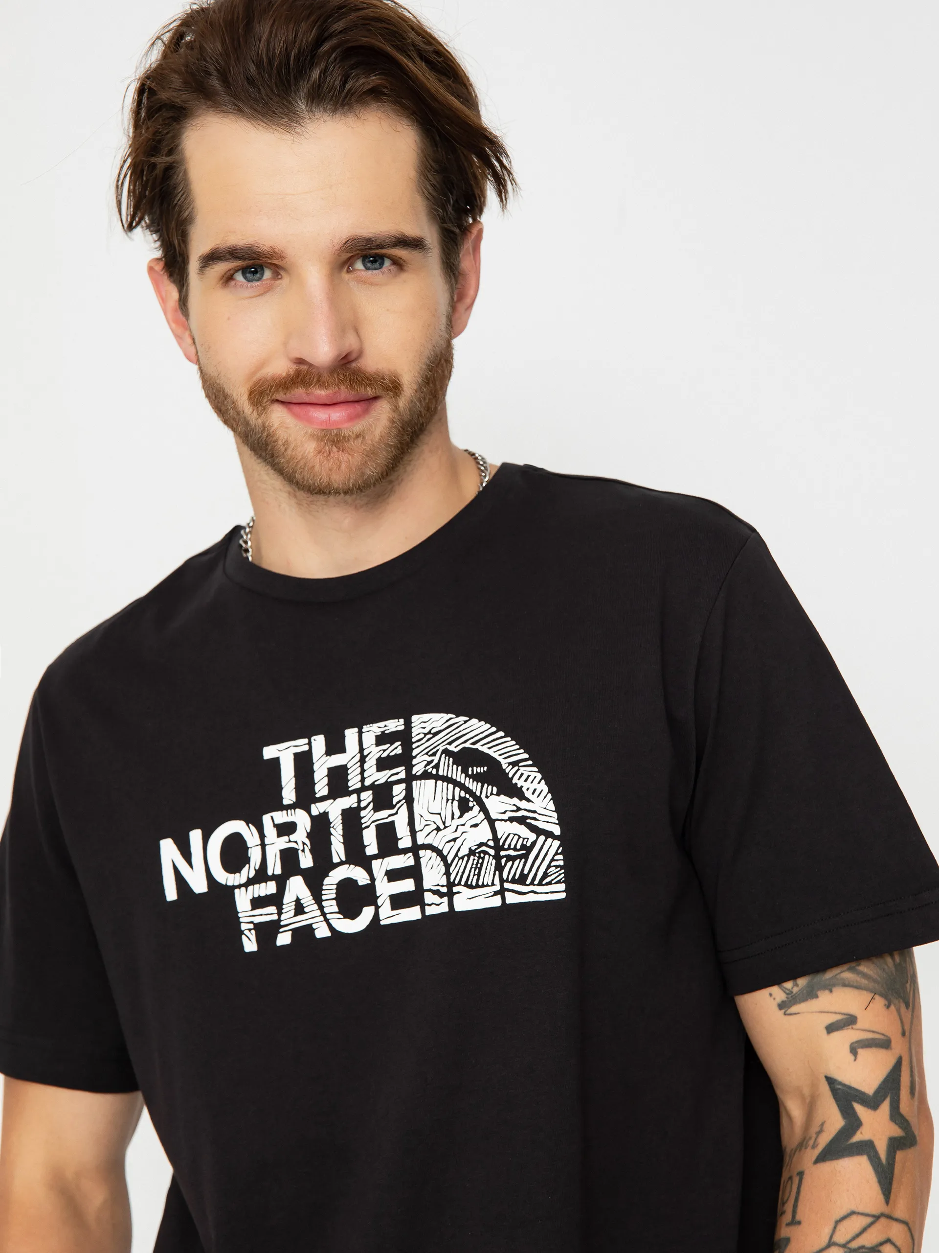 The North Face Woodcut Dome T-Shirt (tnf black)