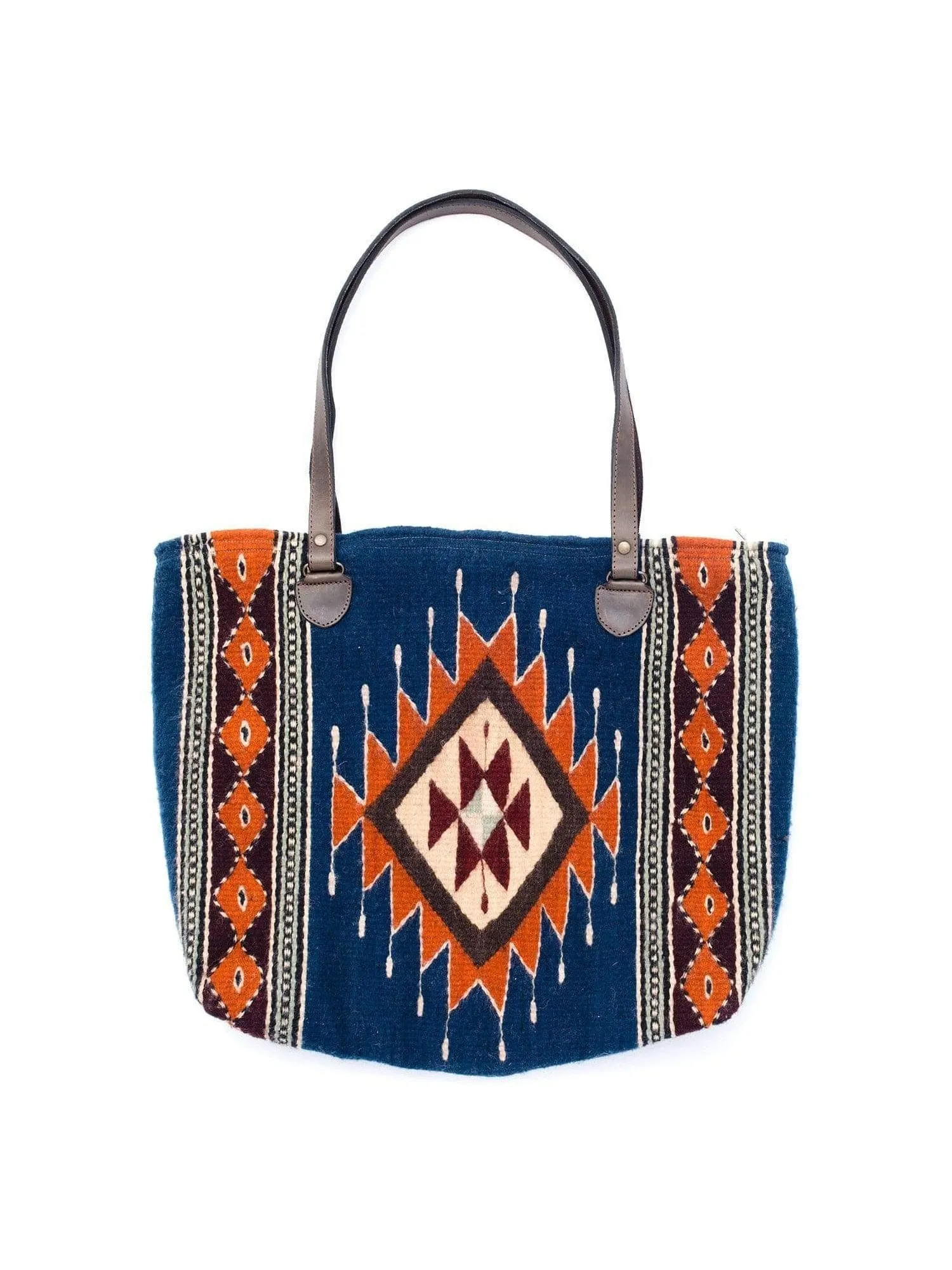 Tribal Diamond Wool Tote