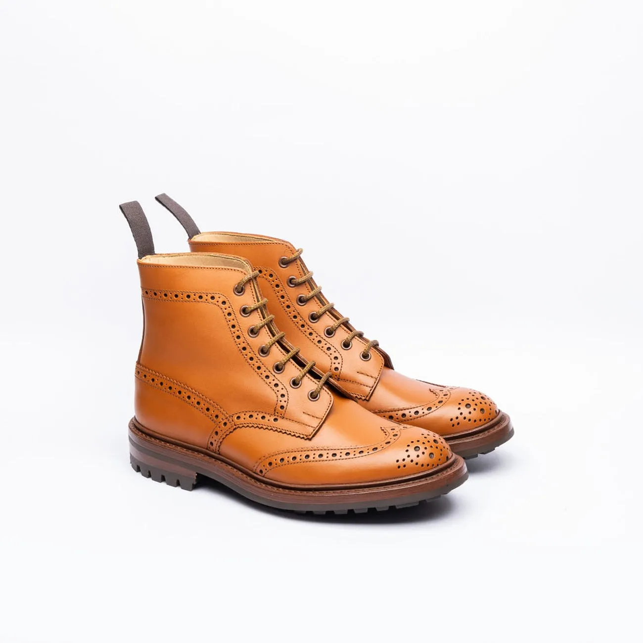 Tricker's Tricker's Stow derby ankle boot in tan leather