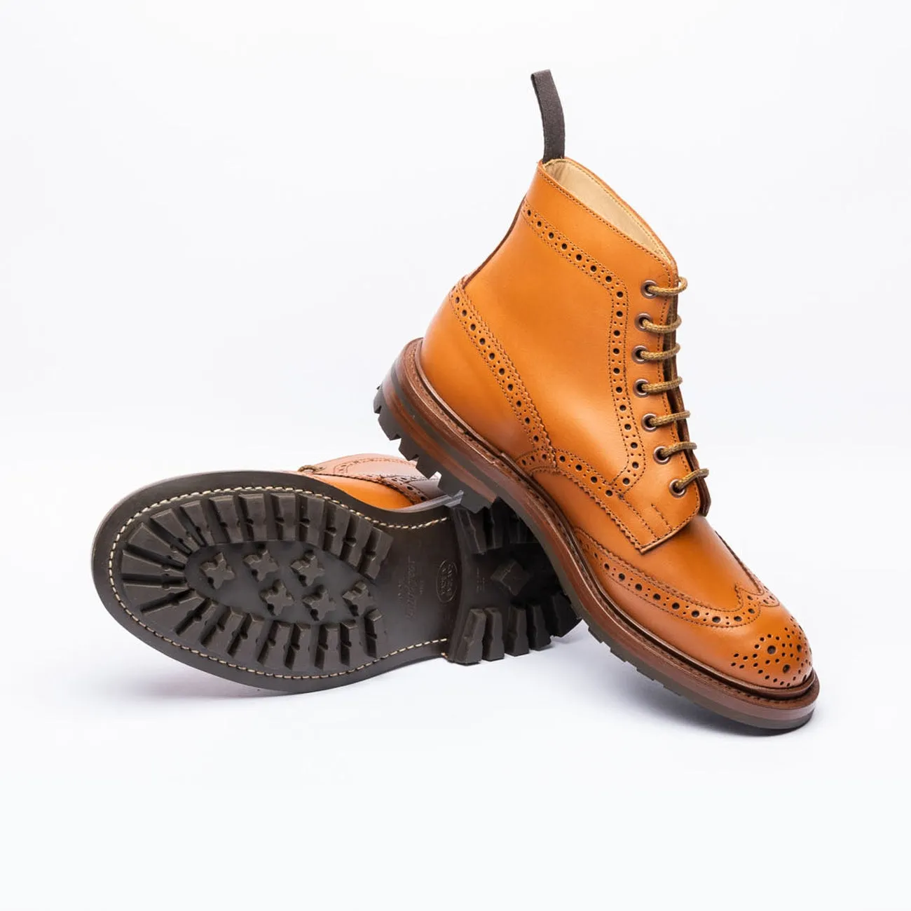 Tricker's Tricker's Stow derby ankle boot in tan leather