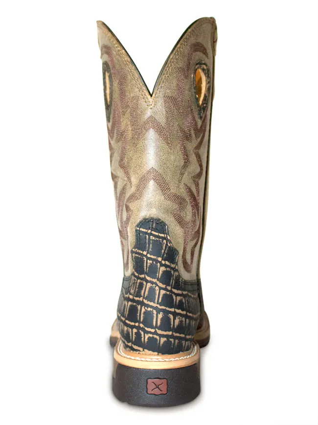 Twisted X Cayman Print Work Boot Lite Alloy Toe