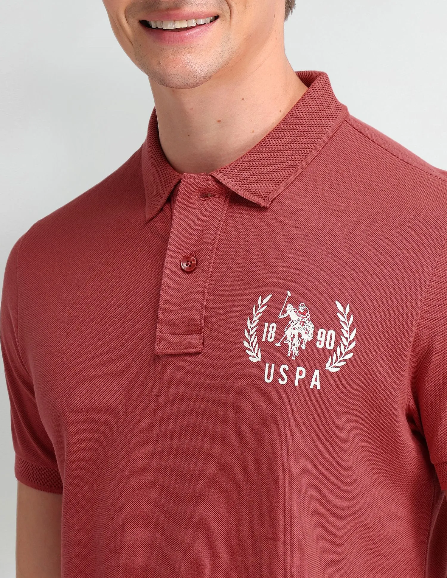 U.S. Polo Assn. Denim Co. Slim Fit Solid Polo Shirt