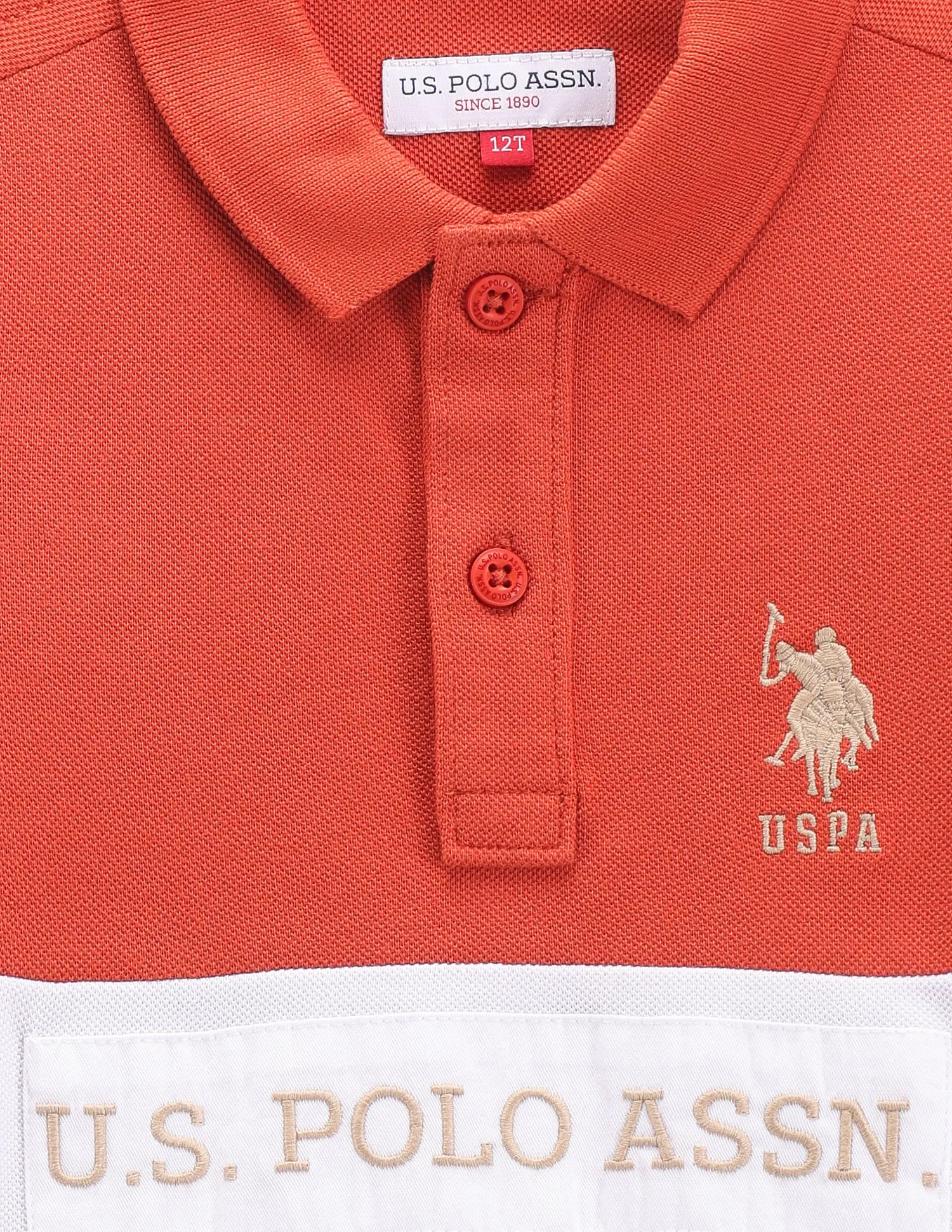 U.S. Polo Assn. Kids Boys Colour Block Polo Shirt