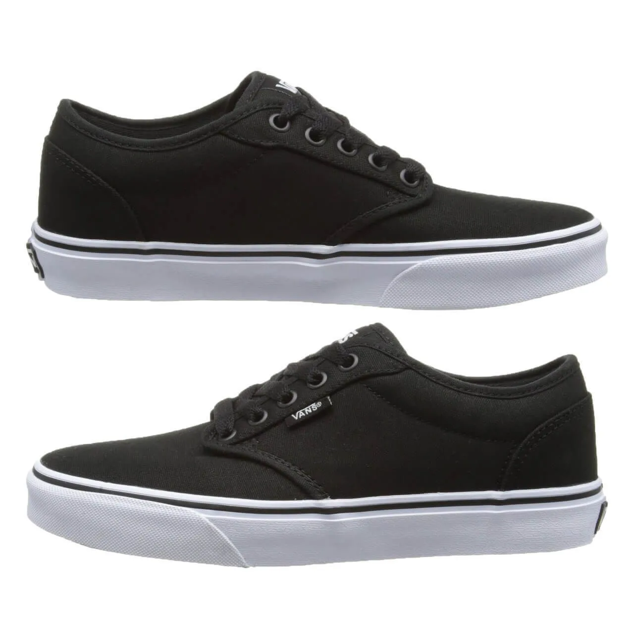 VANS Atwood Canvas Trainers Black White