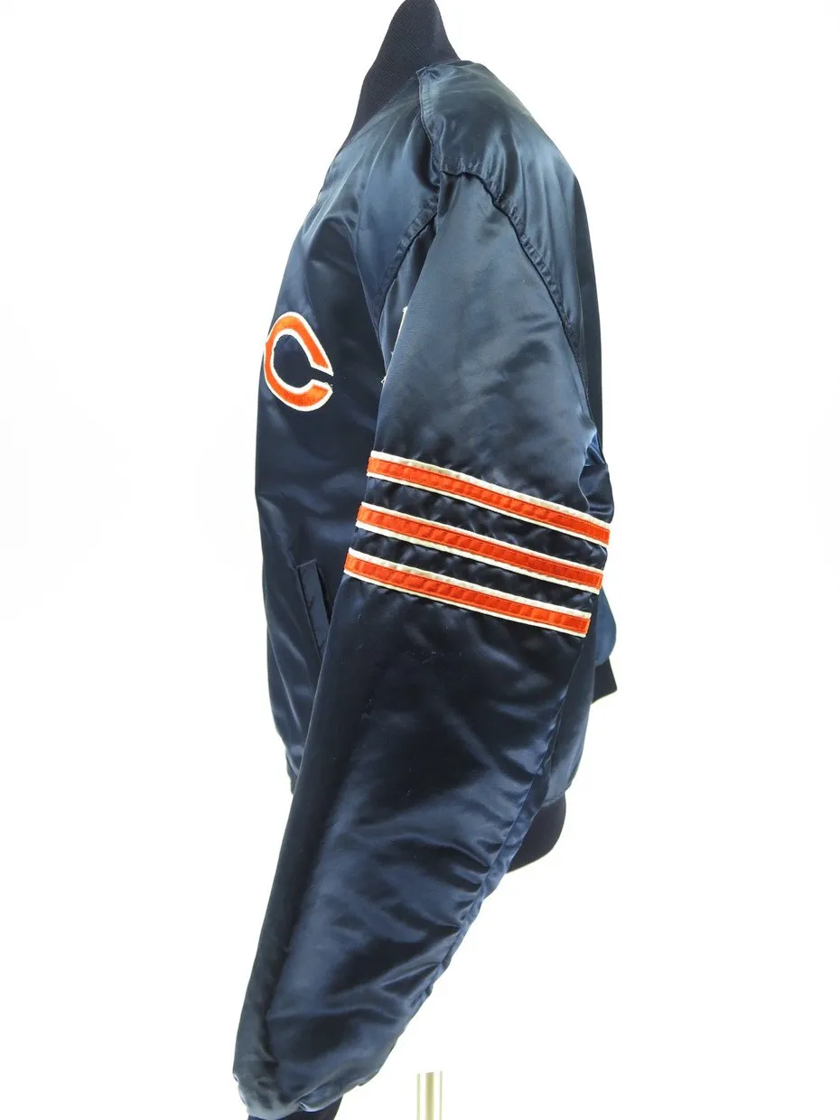 Vtg 80s Starter Proline NFL Chicago Bears Football Satin Jacket Mens XL