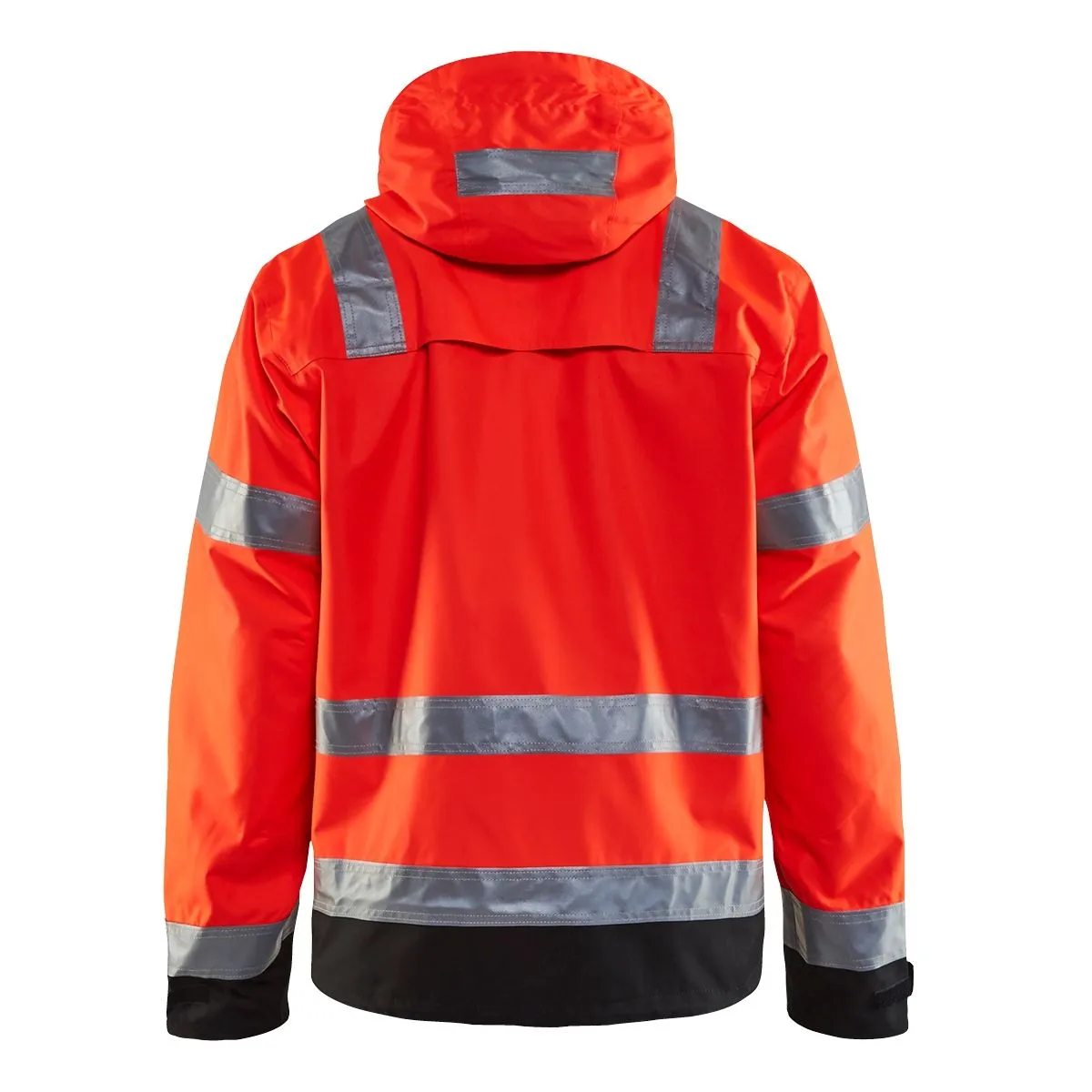 Waterproof High Vis Jacket 4837 High Vis Geel/Marineblauw - Blåkläde