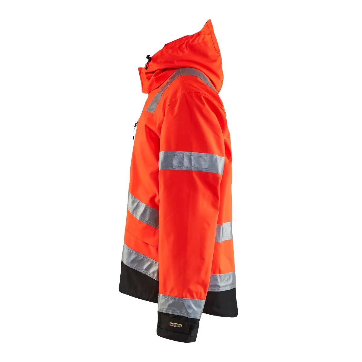 Waterproof High Vis Jacket 4837 High Vis Geel/Marineblauw - Blåkläde