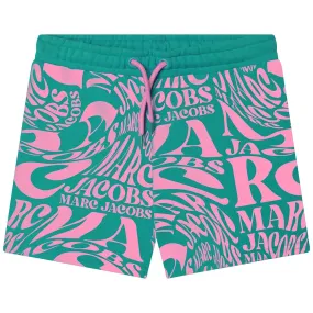 Wavy Logo Shorts