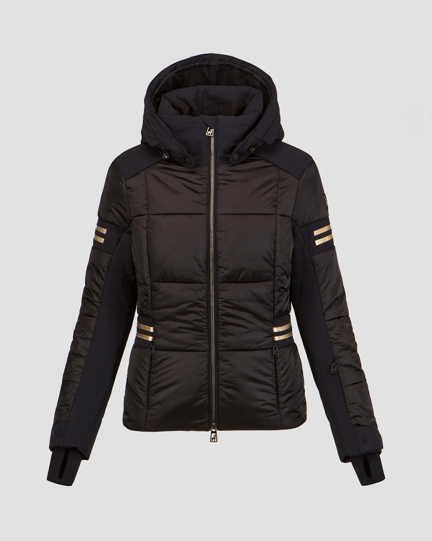 Women's black ski jacket Toni Sailer Nana Splendid 332112d-100