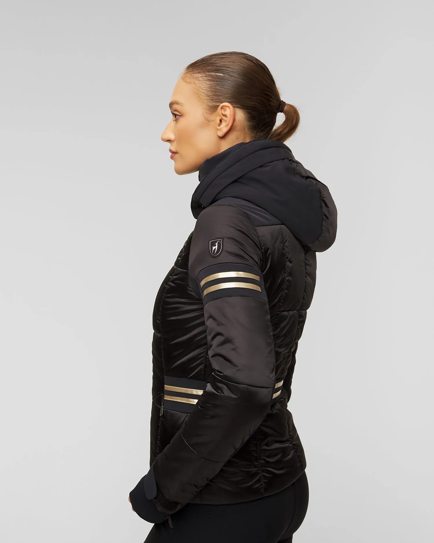 Women's black ski jacket Toni Sailer Nana Splendid 332112d-100